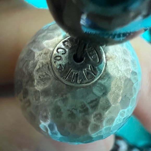 🔴Authentic LIKE NEW 🔴TIFFANY & CO Gemstone Hematite Bead Straight Up Necklace - Picture 11 of 11